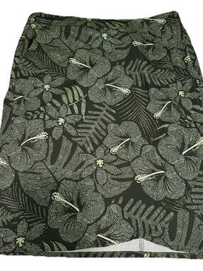 RIP SKIRT Hawaii Medium Ocean Wrap Swim Cover Up Skirt tropical Floral hibiscus